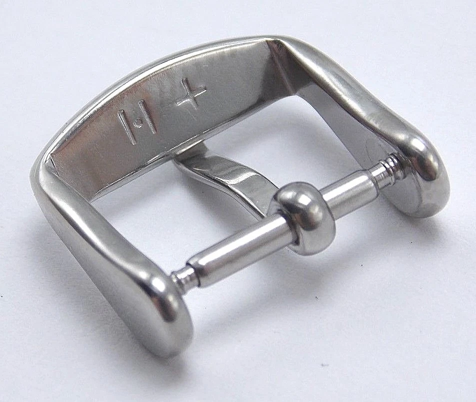 Totalmente Nuevo Hirsch Correa de Reloj Deportiva Hebilla Acero Inoxidable Tono Plata 14mm Foto 3 de 3