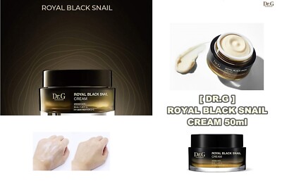 NEW [ DR.G ] ROYAL BLACK SNAIL CREAM 50ml Korean Skincare Cosmetics Free Ship