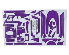 WRAP-UP NEXT REAL 3D "Crocodile" Premium Transmitter Skin (Purple) (Sanwa M12)