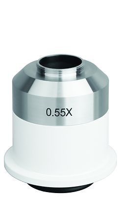 0.55x Adjustable C-mount Camera Adapter Relay Lens for Nikon Microscope FotoHigh