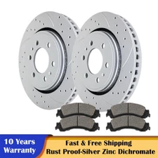 Front Brake Rotors and Ceramic Pads for 2010-20 Ford Expedition F-150 Navigator