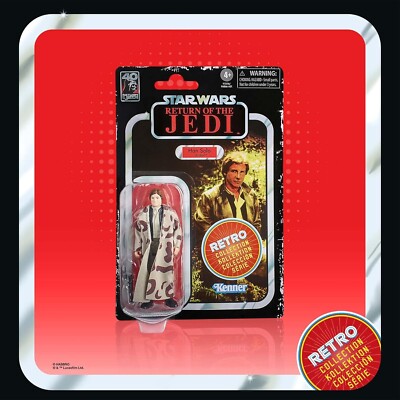 Star Wars The Return of the Jedi Actionfigur Han Solo Endor Retro Sammlung
