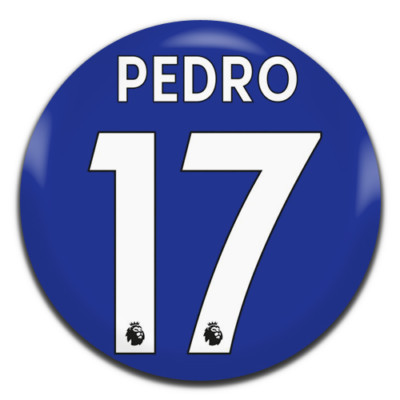 Pedro Chelsea FC 25mm / 1 Inch D Pin Button Anstecker