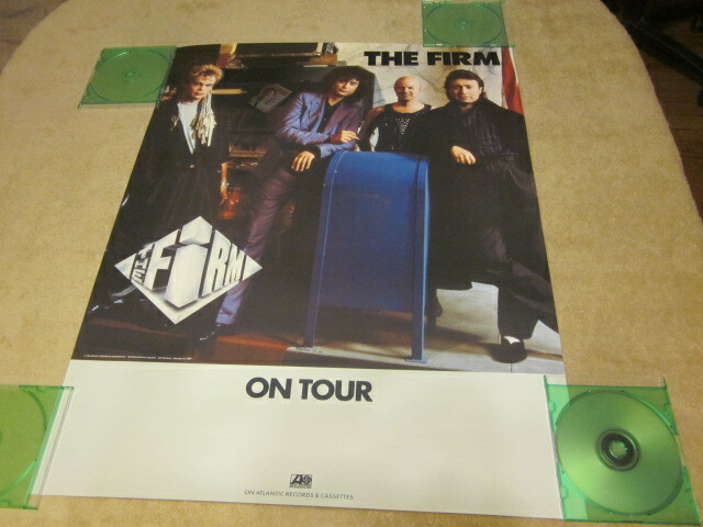 The Firm 1986 Mean Business On Tour Promo Poster Page Slade Franklin Rodgers