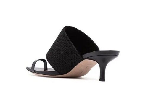 Sandalias Veronica Barba Punta Cuadrada Trenzadas con Cordones para Mujer Stiletto Talla 8.5 - Imagen 3 de 12