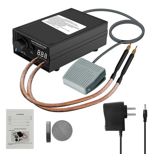 8000W Mini Spot Welder For 18650 Li-ion Battery Pack Nickel Strip Welding Tools - Picture 10 of 16