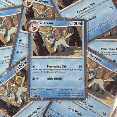 Pokemon Prismatic Evolutions Glaceon 171 SVP Holo Foil Promo
