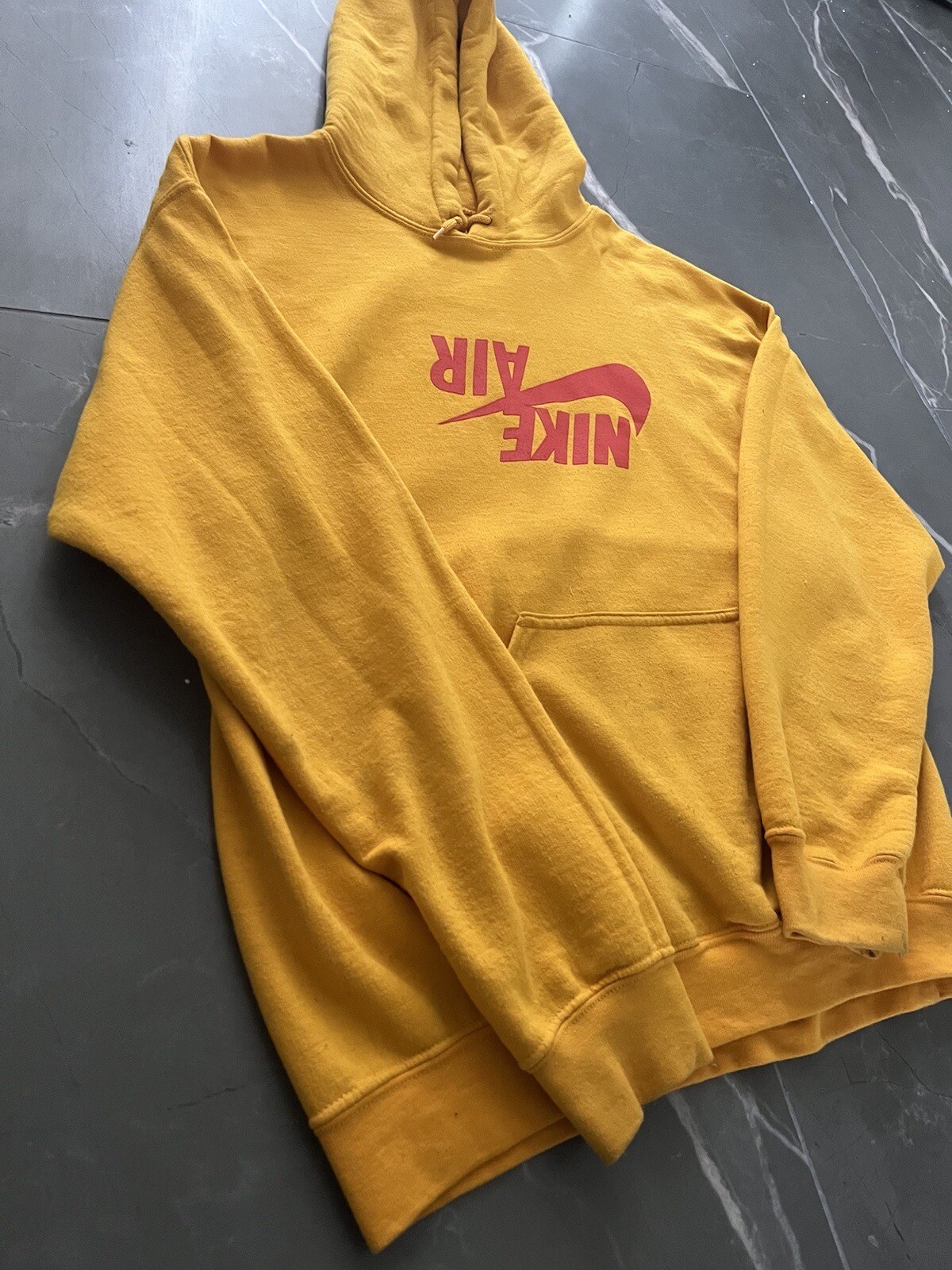 nike cactus jack hoodie yellow