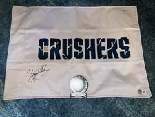 Bryson DeChambeau Signed Official Crushers GC Flag LIV Star Beckett