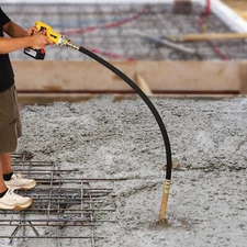 Concrete Vibrating Tool Hand Held Vibrating Tool 21V 4.92ft Shaft Rod w/Battery