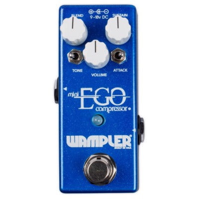 Wampler Mini Ego Compressor Sustain Compression Guitar Effects Pedal True Bypass