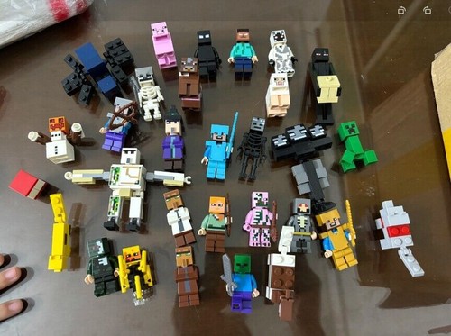 Set mit 29 Minecraft Bausteine Figuren Spielzeug Minifiguren,Hot** - Bild 3 von 5