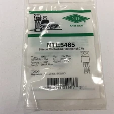 (2) NTE5465 Silicon Controlled Rectifier (SCR) 10 Amp, TO220 - 2/Lot