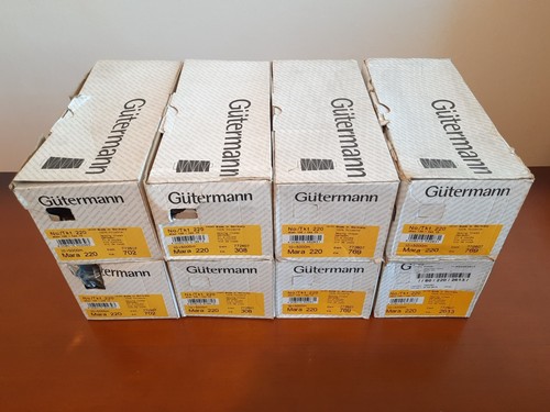 BIG LOT OF GUTERMANN MARA 220 8 BOXES 80 SPOOLS x 5000m = 400000m SEWING THREADS