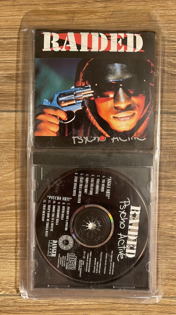 X-RAIDED “PSYCHO ACTIVE” CD 💿 DEBUT ALBUM BRAND NEW/SEALED