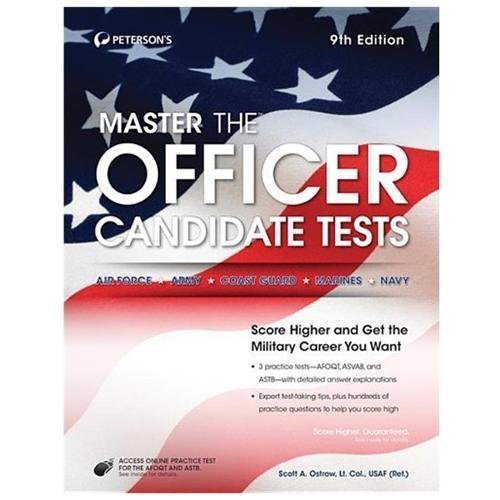 Master the Officer Candidate Tests Paperback Peterson's - Afbeelding 1 van 1