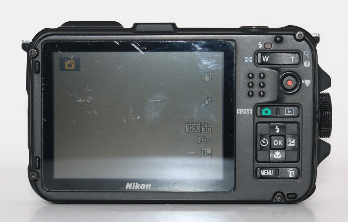 Nikon COOLPIX AW100 Blue 16MP Waterproof Shockproof GPS Digital