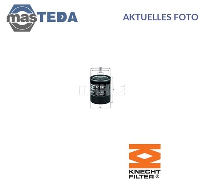 OC 217 MOTOR ÖLFILTER KNECHT NEU OE QUALITÄT