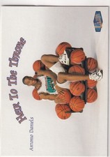 1997-98 FLEER ULTRA HEIR TO THE THRONE RC ANTONIO DANIELS GRIZZLIES ROOKIE #1545