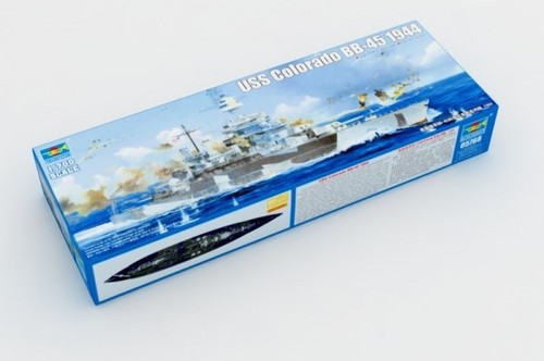 USS COLORADO BB-45 1944 - Plastic model kit 1:700 - Trumpeter 05768 - Picture 2 of 8