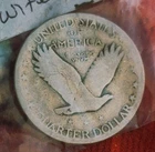 1926-S Standing Liberty Quarter Circulated • Full Date