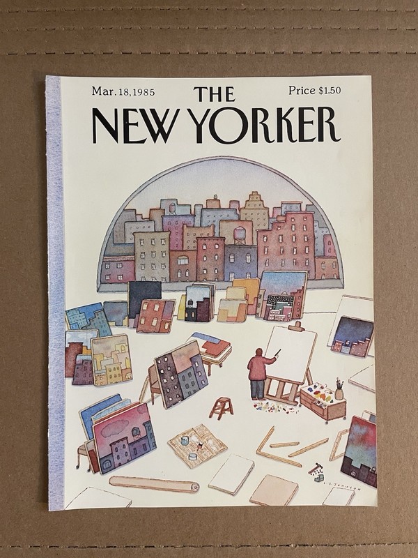1985 March 18 The New Yorker Magazine 80s NYC vtg Ephemera Vintage 