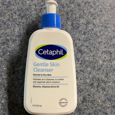 Cetaphil Gentle Skin Cleanser for Sensitive Dry To Normal Skin 8 Oz