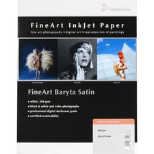 Hahnemuhle Fine Art Baryta Satin, 300gsm Inkjet Paper, 8.5x11 - 25 Sheets