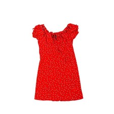 Windsor Off the Shoulder Floral Mini Dress SZ S Flirty Milkmaid Smoked Y2K
