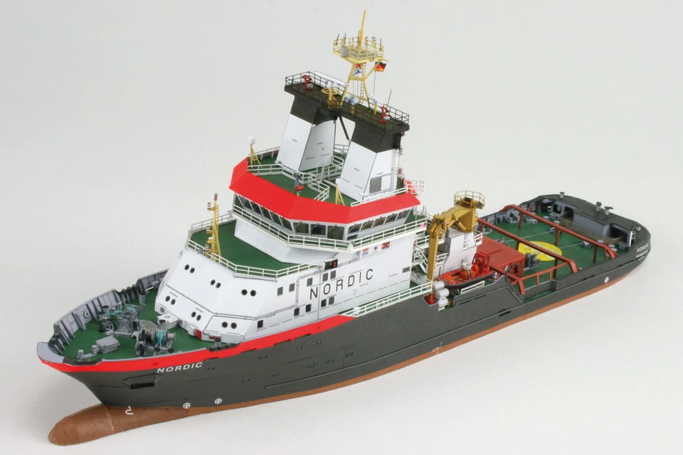 Kartonmodell Notschlepper Nordic 1:250 HMV Hamburger Modellbaubogen Verlag - Bild 2 von 4