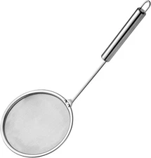 Fine Mesh Skimmer Spoon, 304 Stainless Steel Hot Pot Fat 36x25xm/14.2x9.8in 