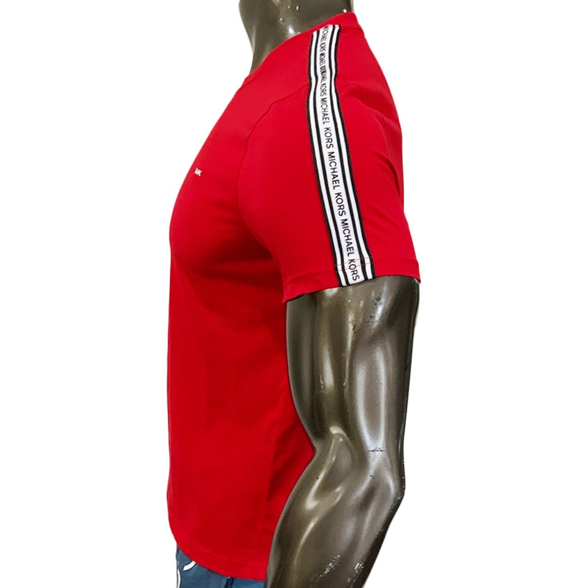 NWT MICHAEL KORS MSRP $56.99 MEN'S RED CREW NECK SHORT SLEEVE T-SHIRT SIZE L thumbnail 4