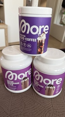 More Nutrition Protein Iced Coffee & Milkshake Style Chocolate Brownie + 1 Rocka