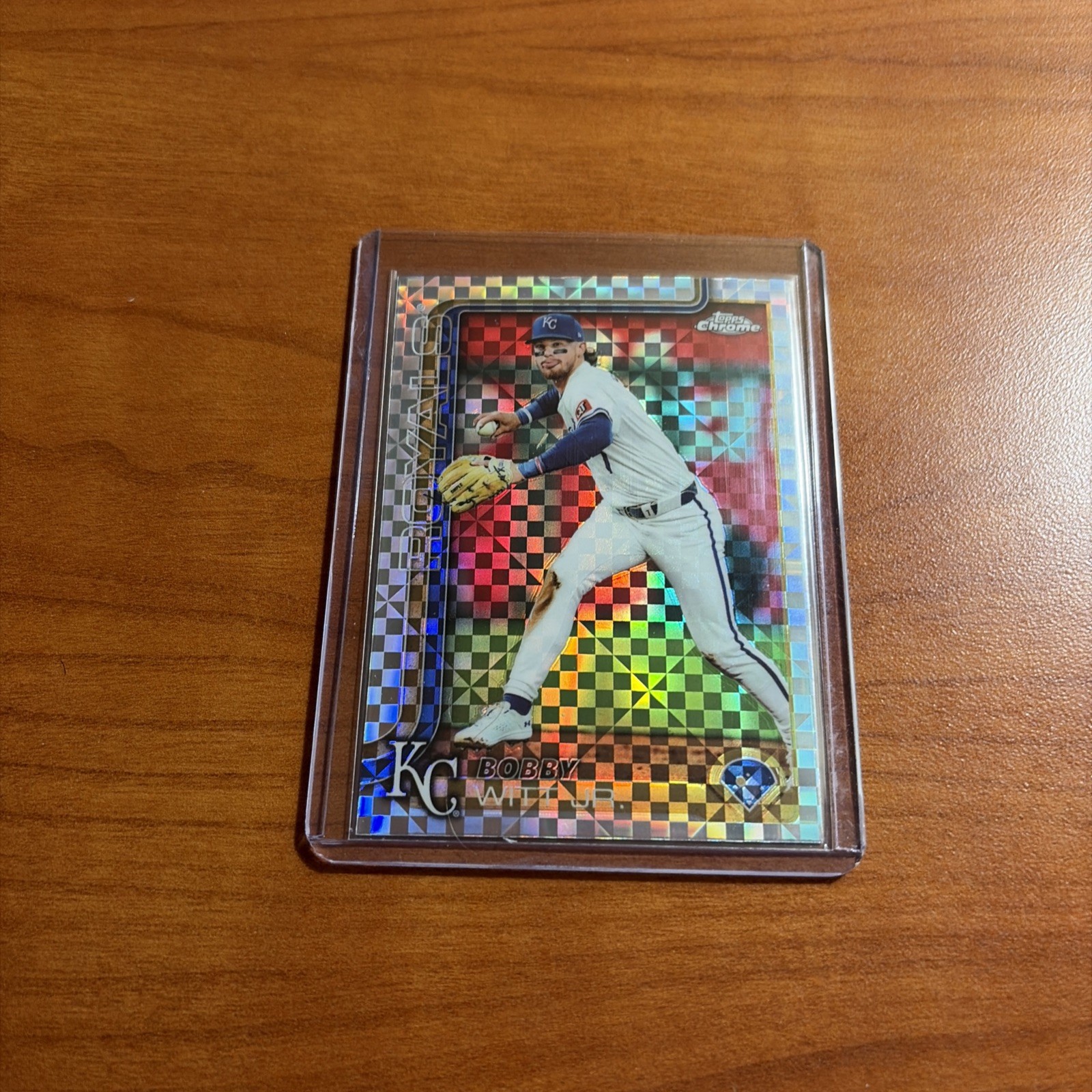 2025 Topps Chrome - #93 Bobby Witt Jr X-Fractor Royals