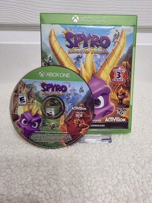 Spyro Ignited Trilogy (Microsoft Xbox One) No Insert Tested Good Cond