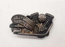 Vintage 1991 Harley Davidson Buckle Thundering Steel Made In The USA Baron