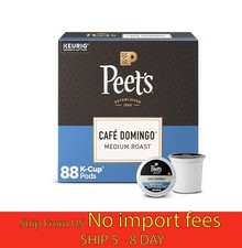 Peets Cafe Domingo K Cup Pods 88ct Medium Roast Coffee... a19.5