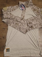 NWT USMC Desert Marpat Frog Combat Shirt Med - Regular