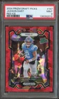 2024 Panini Prizm Draft Jaxson Dart RED ICE PRIZM Rookie RC #147 PSA 9 136392012