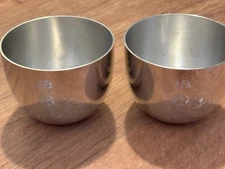 2 x Kirk Stieff Pewter Cups AFA 1995 Gala Thomas Jefferson Monticello VA Silver