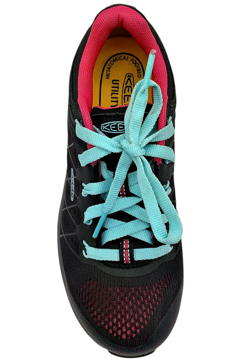 KEEN Scarpa da Lavoro Donna Utility Vista Energy Sneaker Nero Blu Chiaro