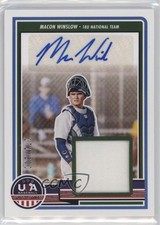 2023 USA Baseball Stars & Stripes Signature Materials Macon Winslow Auto 0rd2