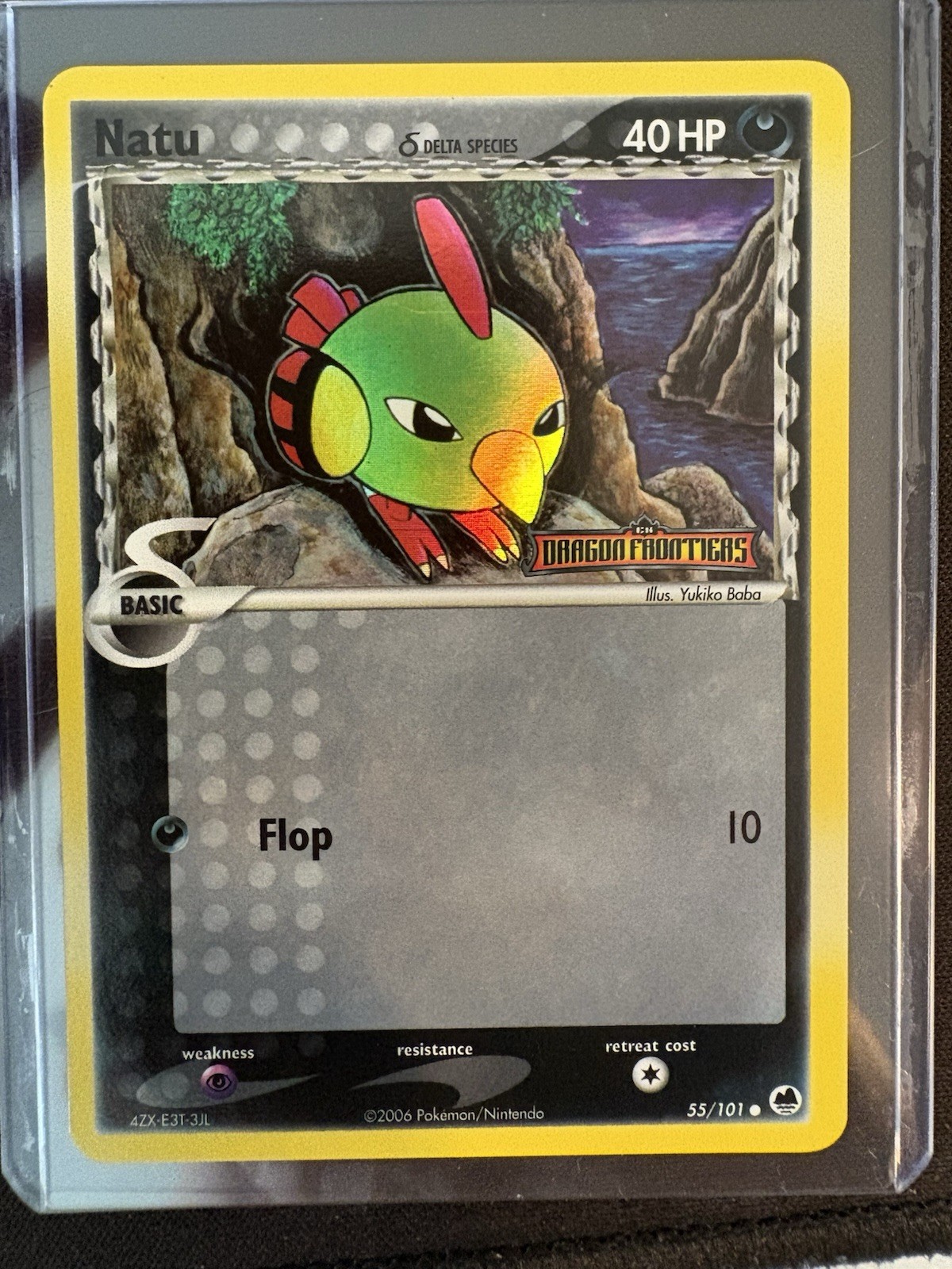 Natu (Delta Species) 55/101 Dragon Frontiers Reverse Holo LP