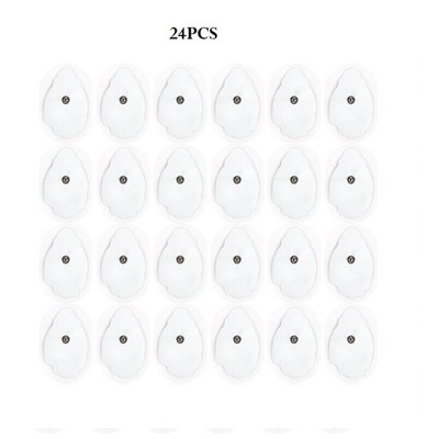 2026 High Quality 12/24 Pairs White Replacement Electrodes Pads Massage Therapy