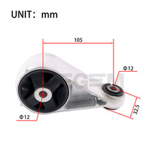 2PC Right Engine AND Trans Mount Set Fit For 2007-2016 Mini Cooper L4 1