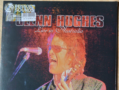 GLENN HUGHES Live In Australia 2-LP Ltd Edition Clear Splatter Vinyl