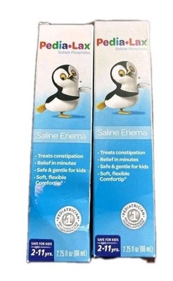 Fleet Pedia-Lax Enema 2.25 oz  ( 2 PACK ) --