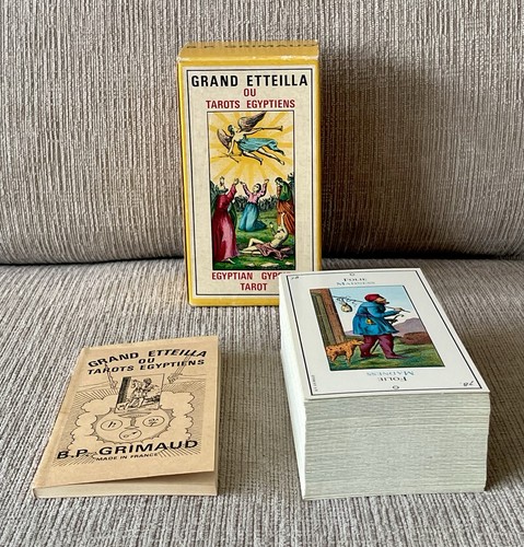 Großes Etteilla Tarot der Ägypter - 1970 v. Chr. Grimaud - Tarot de Marseille - Style