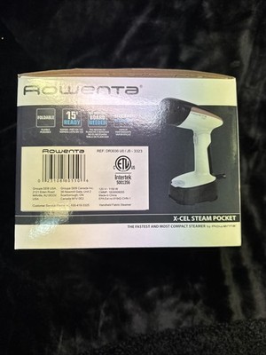 Rowenta X-Cel Steam Travel Hand-Held Steamer DR7052, Easy & Fast Wrinkle Remove