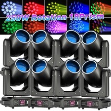 250W LED Moving Head Light 18Prism Colors Gobos DMX512 Stage Effect Light DMX512